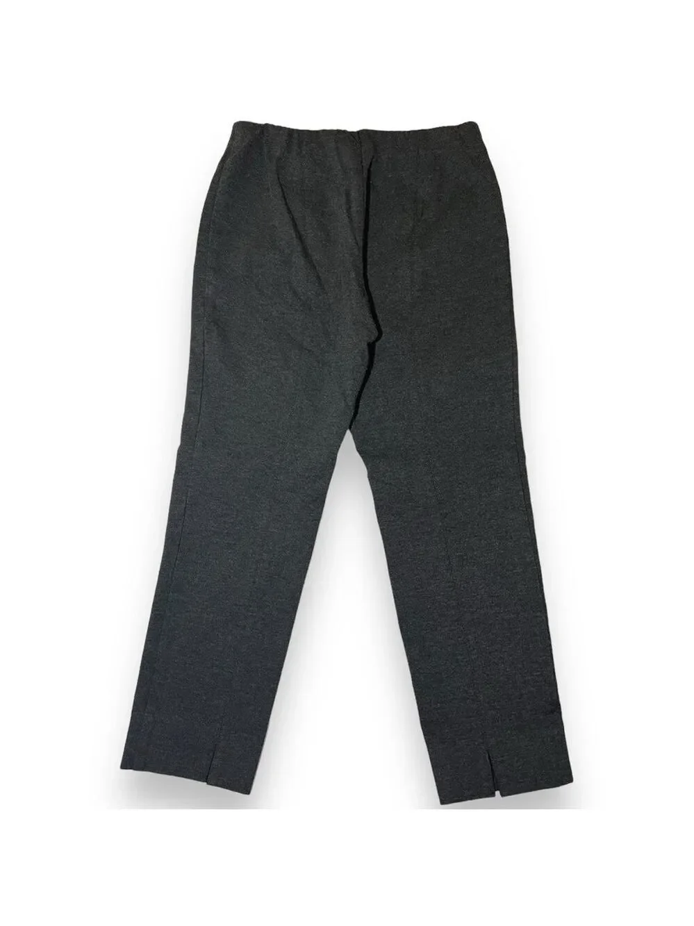 J. Jill Women's Ponte Knit Slim-Leg Pants Charcoal Size Small Petite